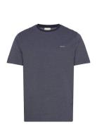 GANT 4-Col Oxford Regular Ss T-Shirt Blå