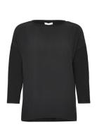 Burdur Long Sleeve Shirt Tops T-shirts & Tops Long-sleeved Black Tamar...