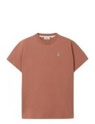 Emilio Tee Tops T-shirts Short-sleeved Brown Pompeii