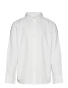 Shirt Tops Shirts Long-sleeved Shirts White United Colors Of Benetton