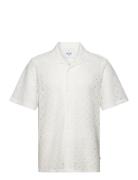 Wax London Didcot Shirt Corded Lace White Vit