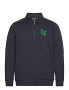 Ls Logo Quarter Zip Sweatshirt Sport Sweat-shirts & Hoodies Sweat-shir...