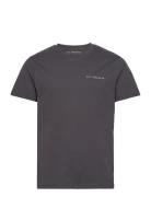 Heavyweight Organic Logo Tee Tops T-shirts Short-sleeved Grey S.T. VAL...