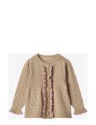 Fliink Glassy Ls Cardigan Beige