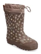 Rainboots With Woollining Shoes Rubberboots High Rubberboots Multi/pat...