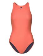 Tape Swimsuit Sport Swimsuits Orange Adidas Performance
