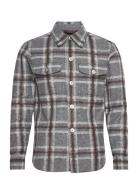 Milron Shirt Jacket Designers Overshirts Grey Oscar Jacobson