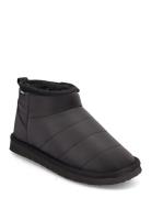 Biasnow Quilted Ankle Boot Nylon Shoes Wintershoes Black Bianco