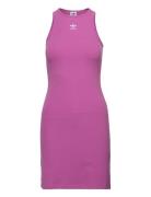 Rib Tank Dress Sport Short Dress Pink Adidas Originals