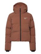 Hooded Boxy Puffer Jacket Sport Jackets Padded Jacket Brown Superdry S...