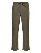 Fig Loose Linen Look Pants - Gots/V Bottoms Trousers Casual Green Know...