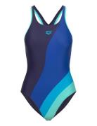 Women's Arena Waves Profile Swimsuit Swim Pro Back Sport Swimsuits Nav...