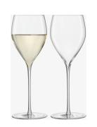 LSA International Savoy White Wine Glass Set 2 Nude