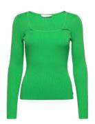 Knit With Long Sleeves And Squared Tops Knitwear Jumpers Green Coster ...