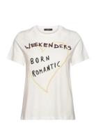 Nervi Designers T-shirts & Tops Short-sleeved White Weekend Max Mara