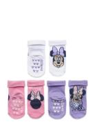 Socks Sockor Strumpor Multi/patterned Minnie Mouse