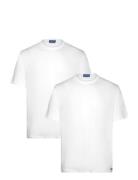 Blue2_Naolo Tops T-shirts Short-sleeved White HUGO BLUE