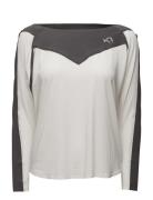 Silja Ls Sport T-shirts & Tops Long-sleeved White Kari Traa