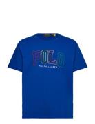 Big Fit Logo Jersey T-Shirt Tops T-shirts Short-sleeved Blue Polo Ralp...