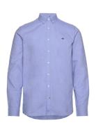 Johan Oxford Tops Shirts Casual Blue Kronstadt