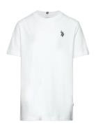 Classic Jersey T-Shirt Tops T-shirts Short-sleeved White U.S. Polo Ass...