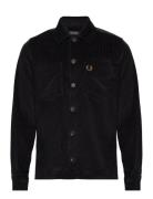 Cord Overshirt Tops Overshirts Black Fred Perry