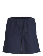 Jpstjaiden Jjsummer Linen Blend Short Sn Bottoms Shorts Casual Navy Ja...