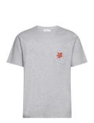 Duality T-Shirt Tops T-shirts Short-sleeved Grey Les Deux