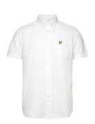 Lyle & Scott Short Sleeve Oxford Shirt Vit