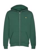 Lyle & Scott Zip Through Hoodie Grön