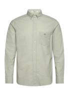 Reg Poplin Shirt Tops Shirts Casual Green GANT