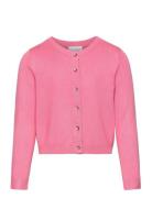 Nmfvalma Ls Short Knit Card R1 Tops Knitwear Cardigans Pink Name It