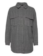 Ihbecano Shirt Ja Tops Overshirts Grey ICHI