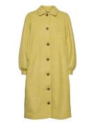 Gabi Rs Coat Outerwear Coats Winter Coats Yellow Résumé