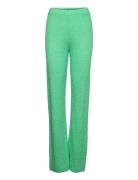 Flex Crepe Lonnie Pants Bottoms Trousers Flared Green Mads Nørgaard