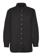 Dpwclara Shirt Tops Shirts Long-sleeved Black Denim Project