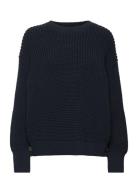 Org Cotton Button C-Nk Sweater Tops Knitwear Jumpers Black Tommy Hilfi...