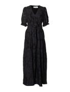 Slfcathi-Sadie 3/4 Ankle Dress Ff Maxiklänning Festklänning Black Sele...