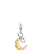 Charm Pendant I Love You To The Moon Halsband Hängsmycke Gold Thomas S...