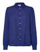 Albasz Shirt Tops Shirts Long-sleeved Blue Saint Tropez