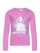 Tshirt Tops T-shirts Long-sleeved T-shirts Pink Frost