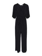 YAS Yasolinda Ss Ankle Jumpsuit S. Noos Svart