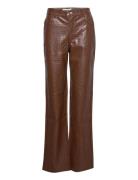 Mayko Bottoms Trousers Leather Leggings-Byxor Brown MbyM