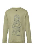 T-Shirt Ls Tops T-shirts Long-sleeved T-shirts Green LEGO Kidswear