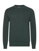 Slhtodd Ls Knit Crew Neck W Tops Knitwear Round Necks Green Selected H...