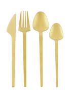 Jonathan Adler Vienna Flatware - 24 Piece Set Guld