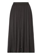 Mschnanella Maluca Skirt Knälång Kjol Black MSCH Copenhagen