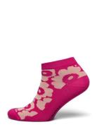 Rasu Unikko T Lingerie Socks Footies-ankle Socks Pink Marimekko