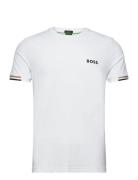 Tee Mb Sport T-shirts Short-sleeved White BOSS