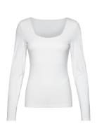 ONLY Onlea L/S 2-Way Deep Neck Top Jrs Noos Vit